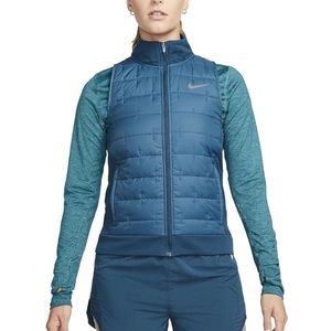 Nike Therma-FIT Synthetic Fill Running Vest - Women's Size Medium, Valerian Blue